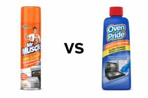 Mr Muscle vs Oven Pride